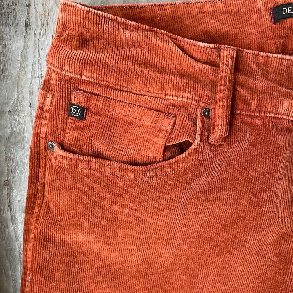 Dear John Rust Corduroy Flare Pants - Picture 3 of 9